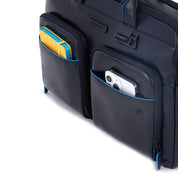 Cartella in pelle porta pc 15.6" e iPad 12.9" Piquadro - MYLILLY