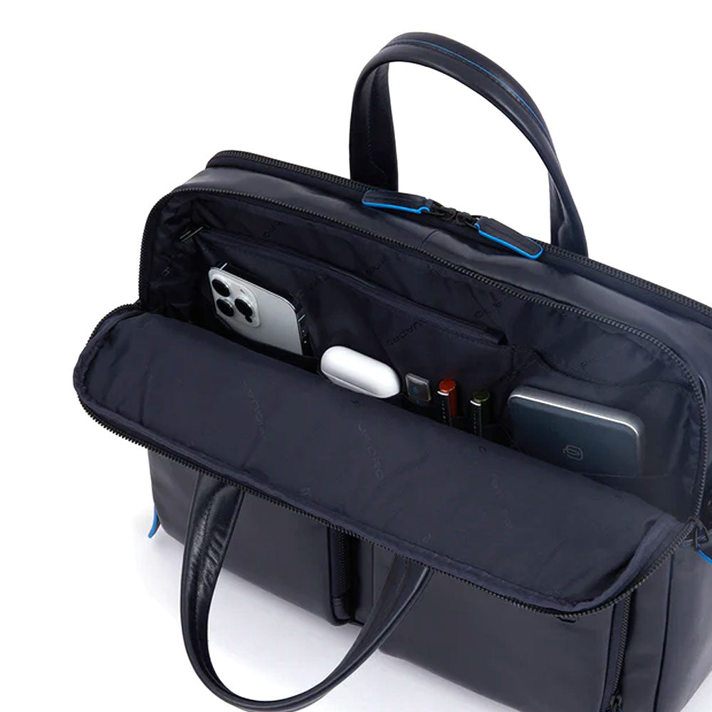 Cartella in pelle porta pc 15.6" e iPad 12.9" Piquadro - MYLILLY