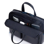 Cartella in pelle porta pc 15.6" e iPad 12.9" Piquadro - MYLILLY