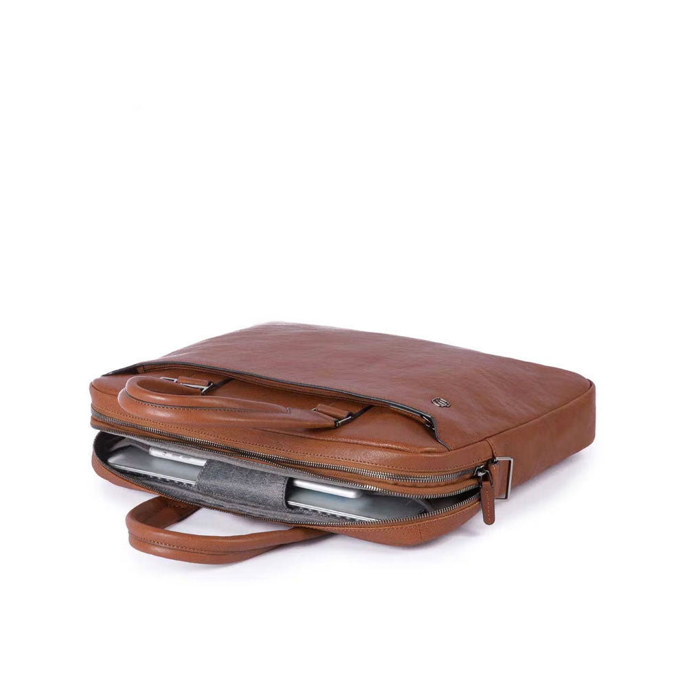 Cartella porta pc e porta iPad® Black Square in pelle Piquadro - MYLILLY