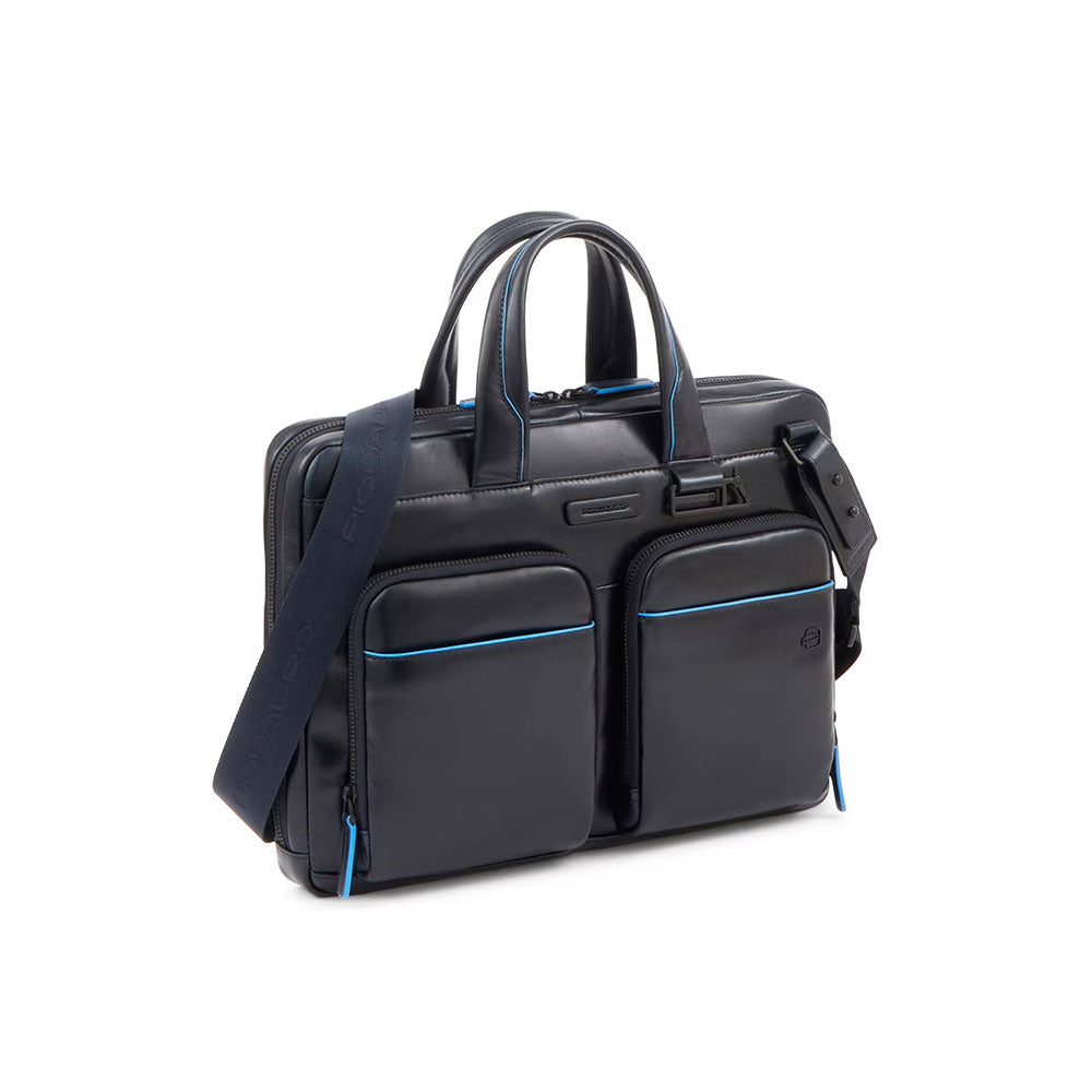Cartella sottile porta pc 14" e porta iPad® B2 Revamp in pelle Piquadro - MYLILLY