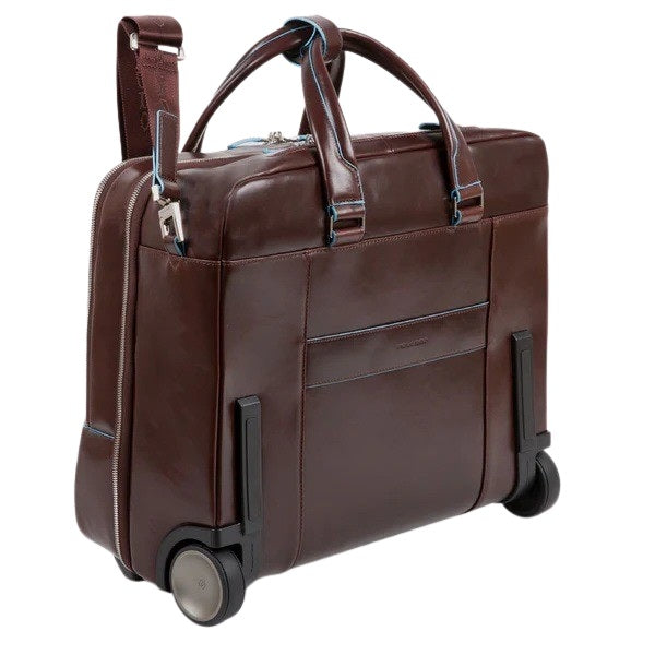 Cartella trolley porta pc iPad® Blue Square in pelle Piquadro - MYLILLY
