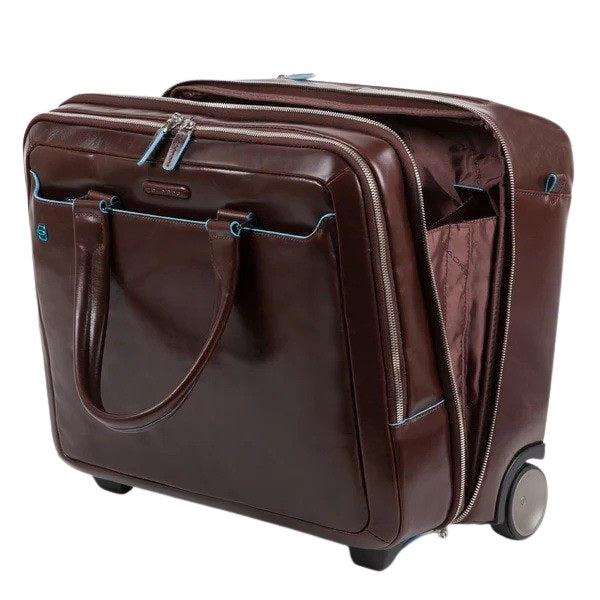 Cartella trolley porta pc iPad® Blue Square in pelle Piquadro - MYLILLY