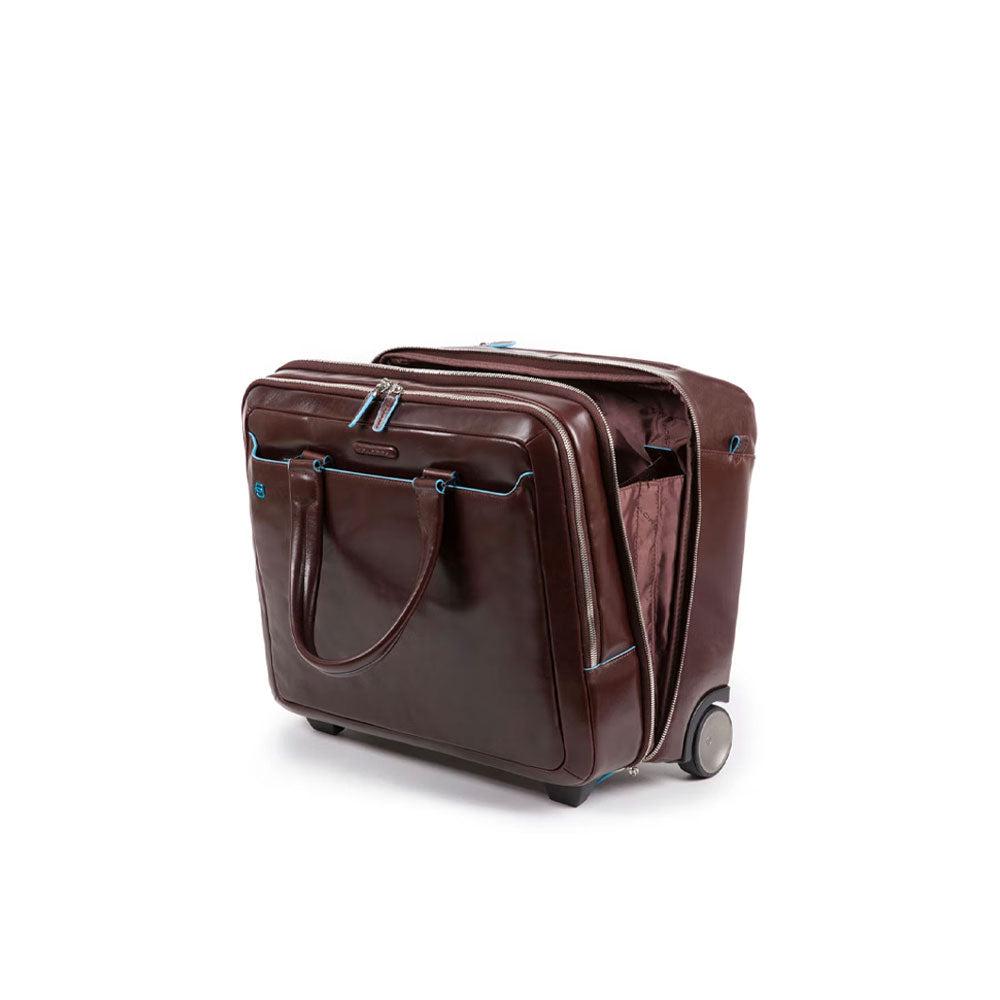 Cartella trolley porta pc iPad® Blue Square in pelle Piquadro - MYLILLY