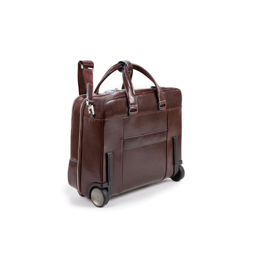 Cartella trolley porta pc iPad® Blue Square in pelle Piquadro - MYLILLY
