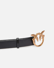 Pinko Love Berry H4 pink women's belt with a stylish buckle, perfect for accessorizing casual or elegant outfits.