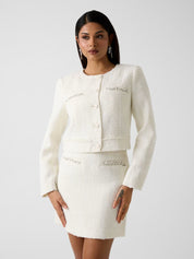 Clotilde Tweed Jacket Guess - MYLILLY