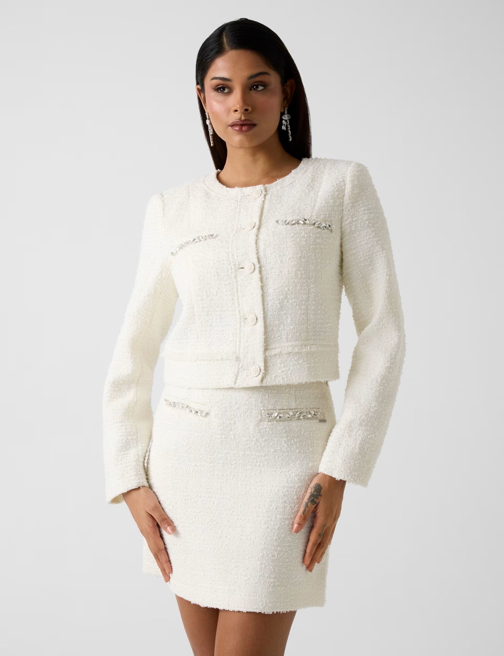 Clotilde Tweed Jacket Guess - MYLILLY