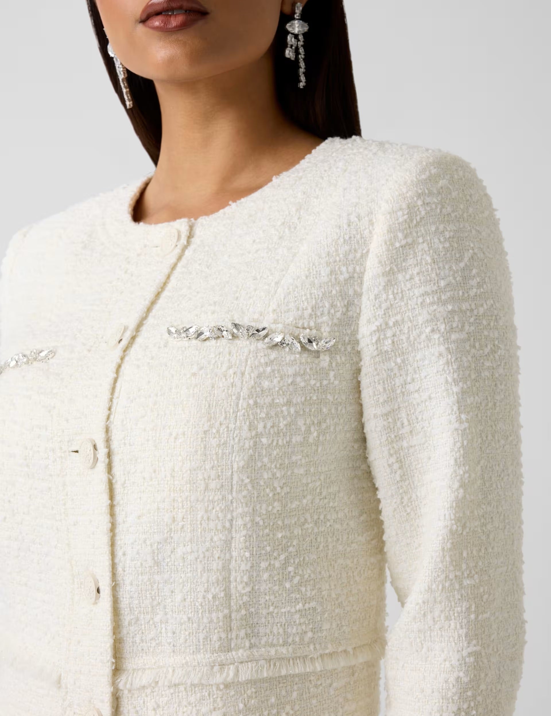 Clotilde Tweed Jacket Guess - MYLILLY