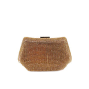 Clutch Laminated With Fringes Strass Kontessa - MYLILLY