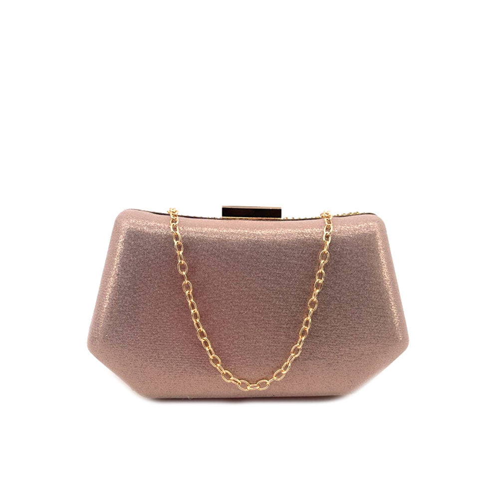 Clutch Laminated With Fringes Strass Kontessa - MYLILLY
