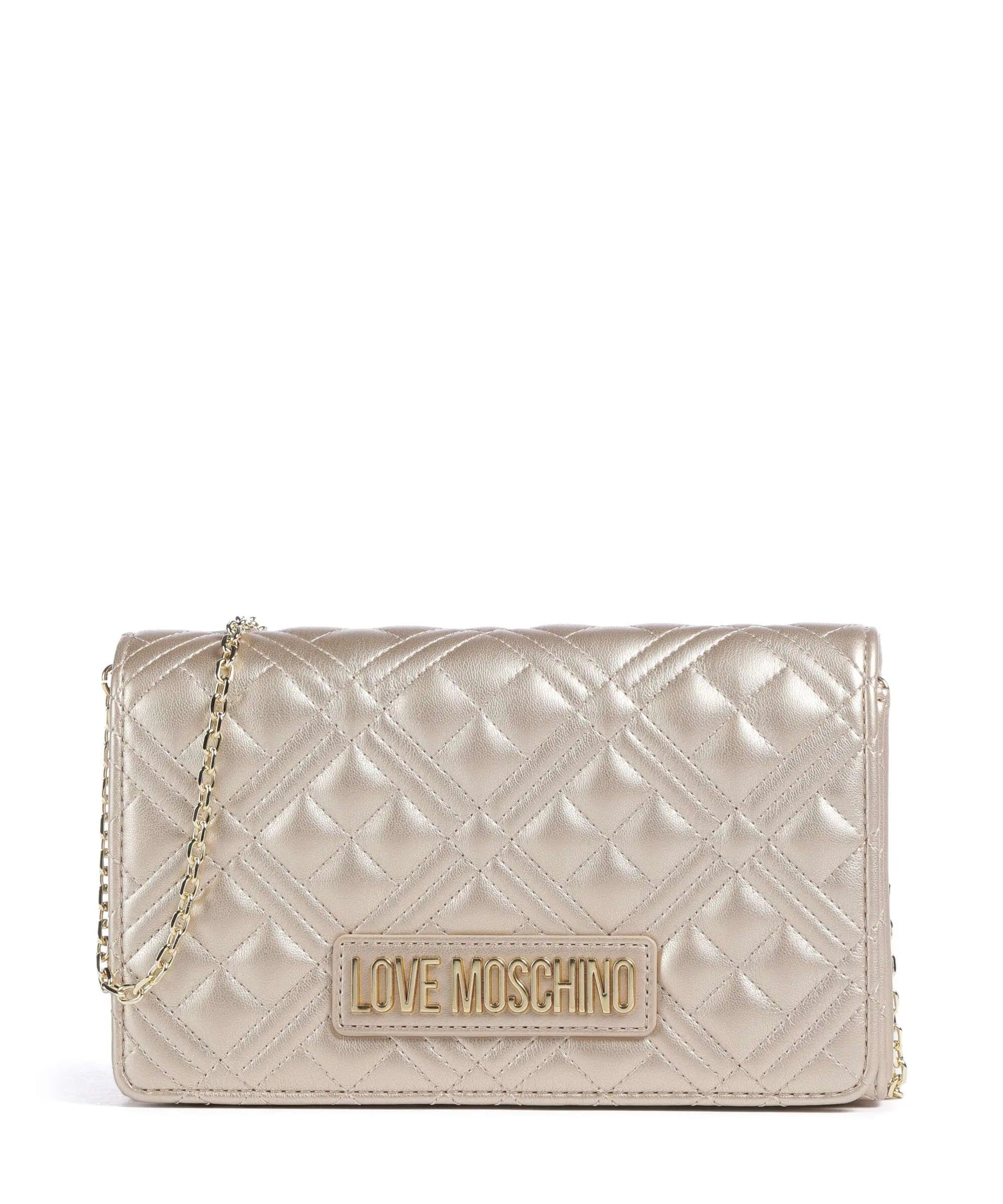 Clutch Shiny Quilted Love Moschino - MYLILLY