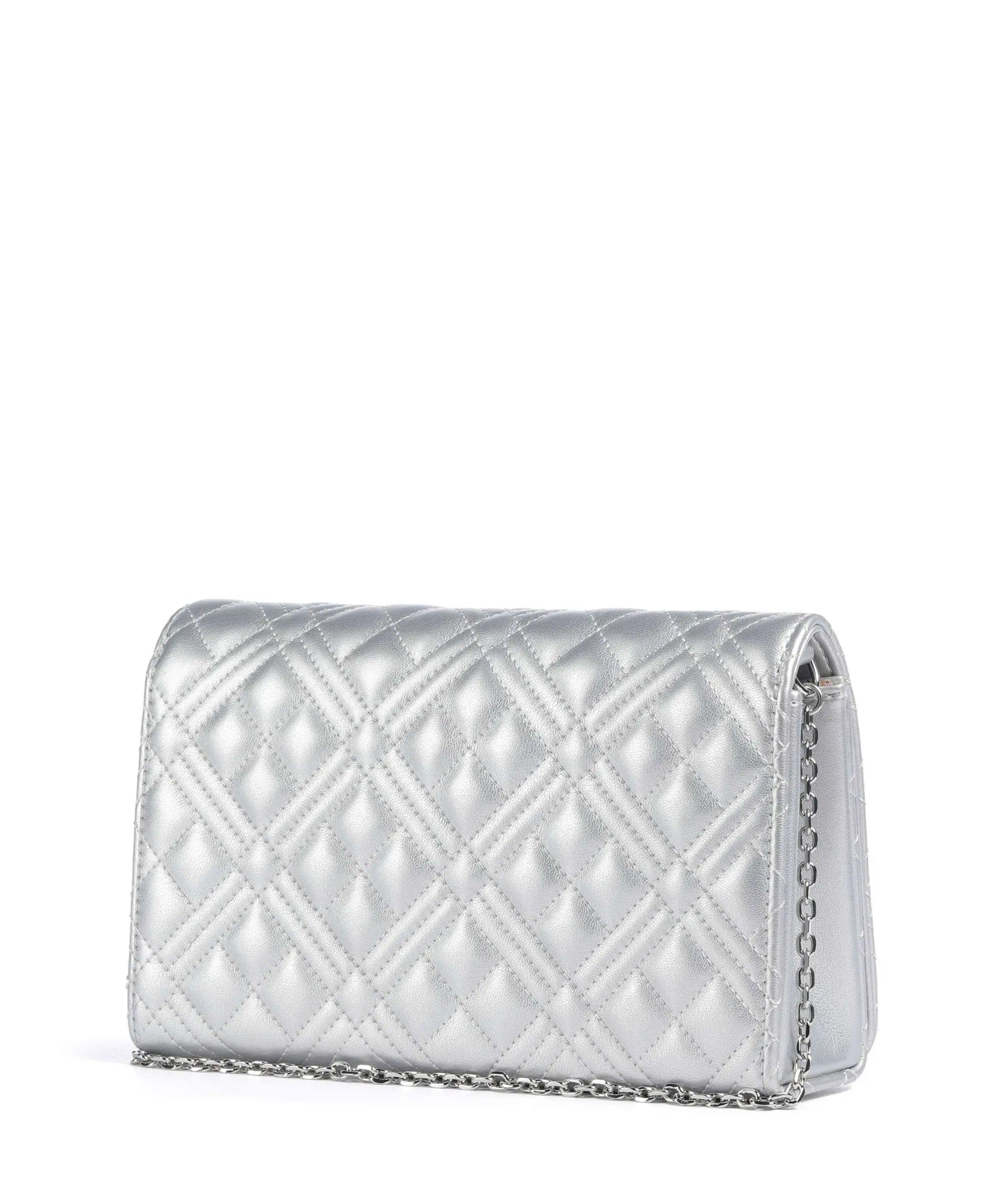 Clutch Shiny Quilted Love Moschino - MYLILLY