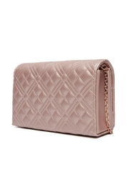 Clutch Shiny Quilted Love Moschino - MYLILLY