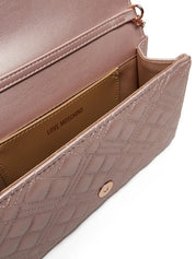 Clutch Shiny Quilted Love Moschino - MYLILLY