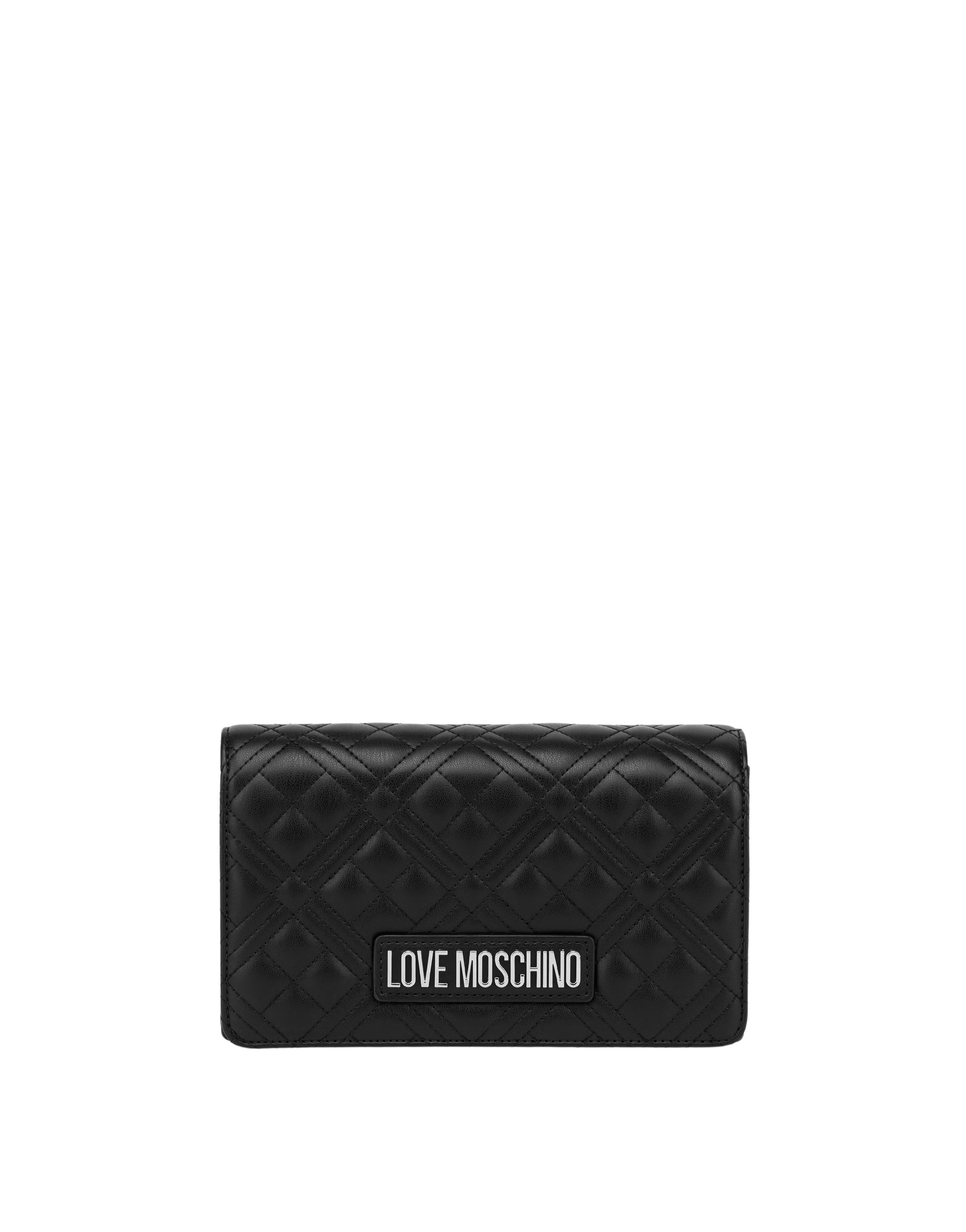 Clutch Shiny Quilted Love Moschino - MYLILLY
