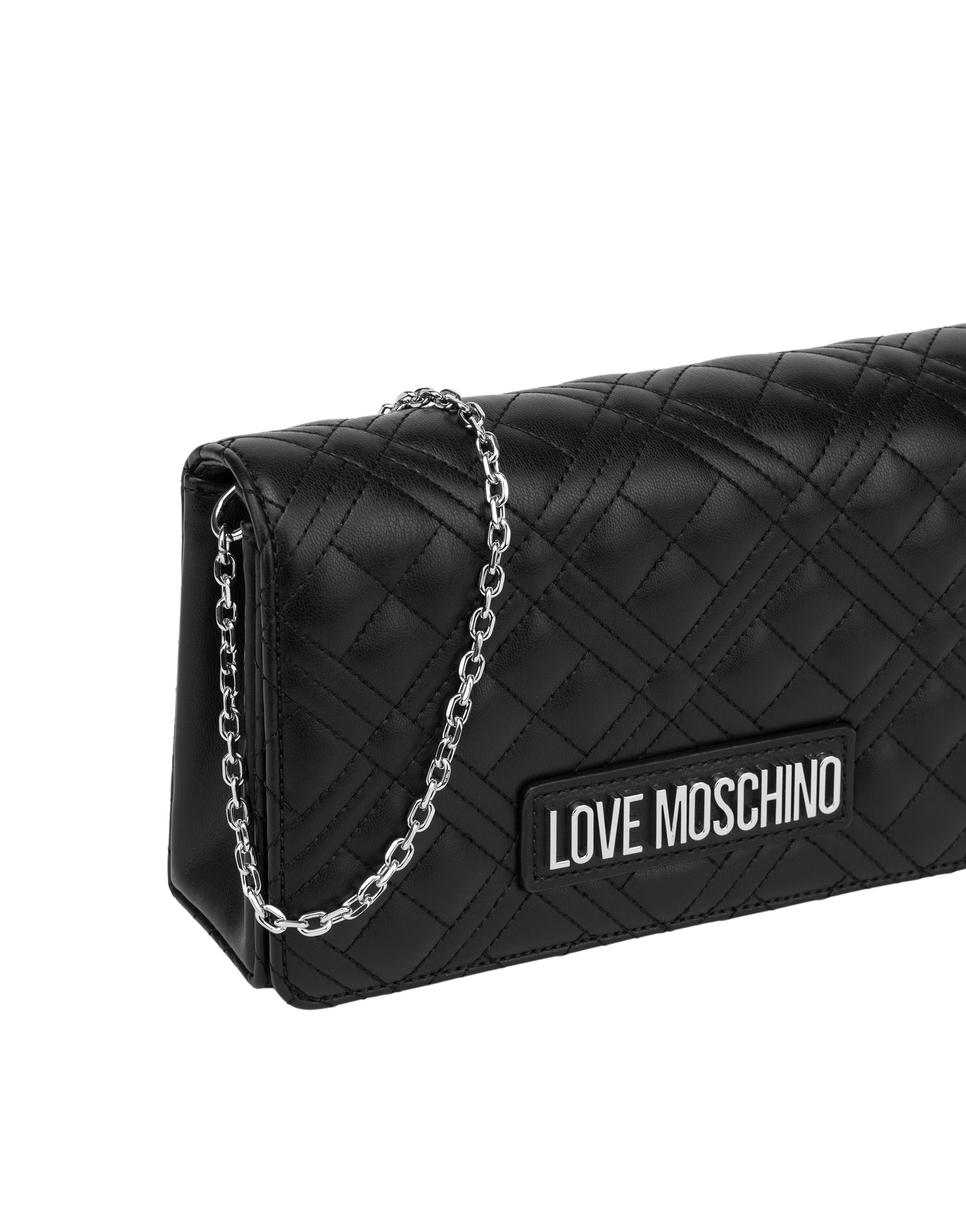 Clutch Shiny Quilted Love Moschino - MYLILLY