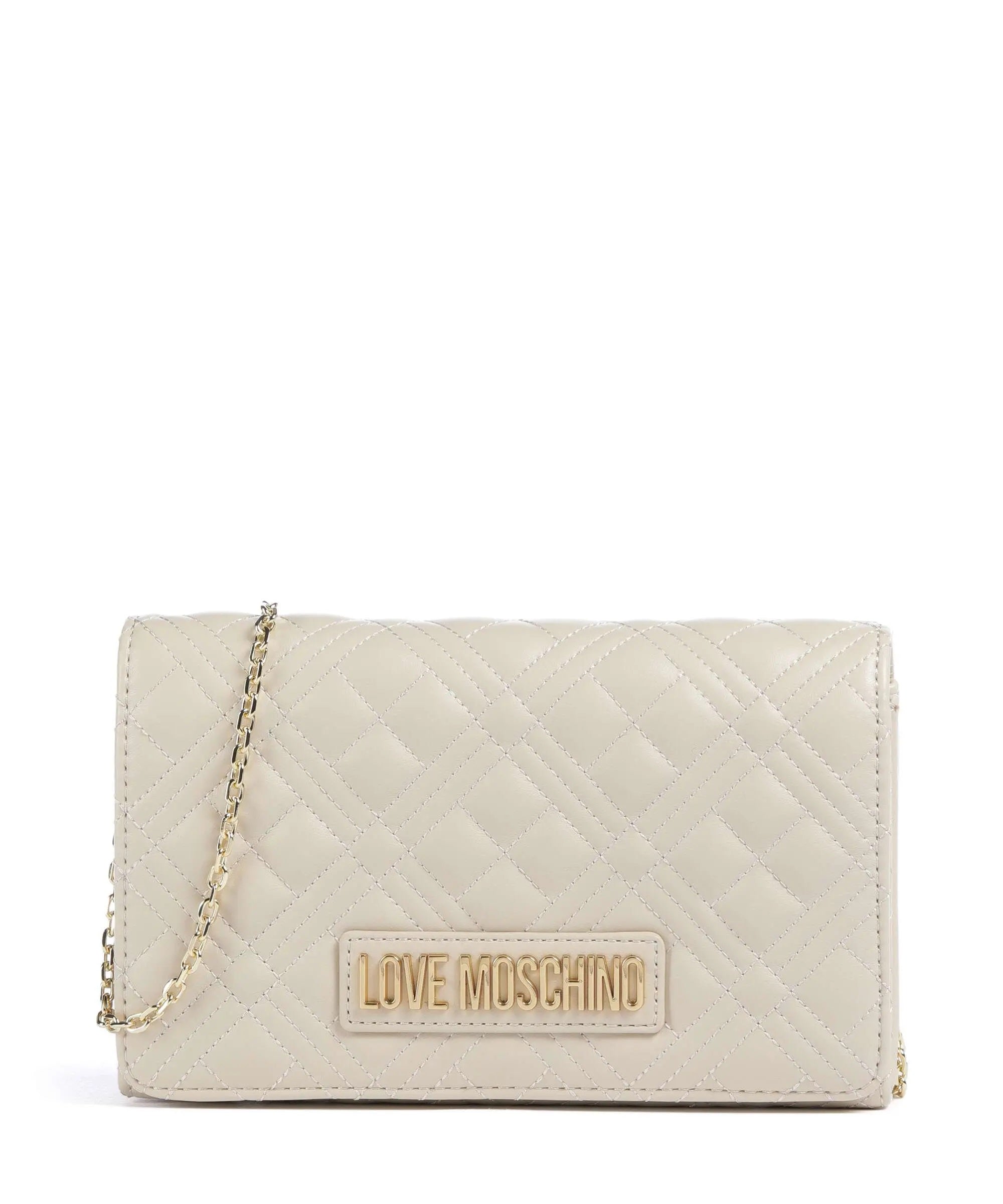 Clutch Shiny Quilted Love Moschino - MYLILLY