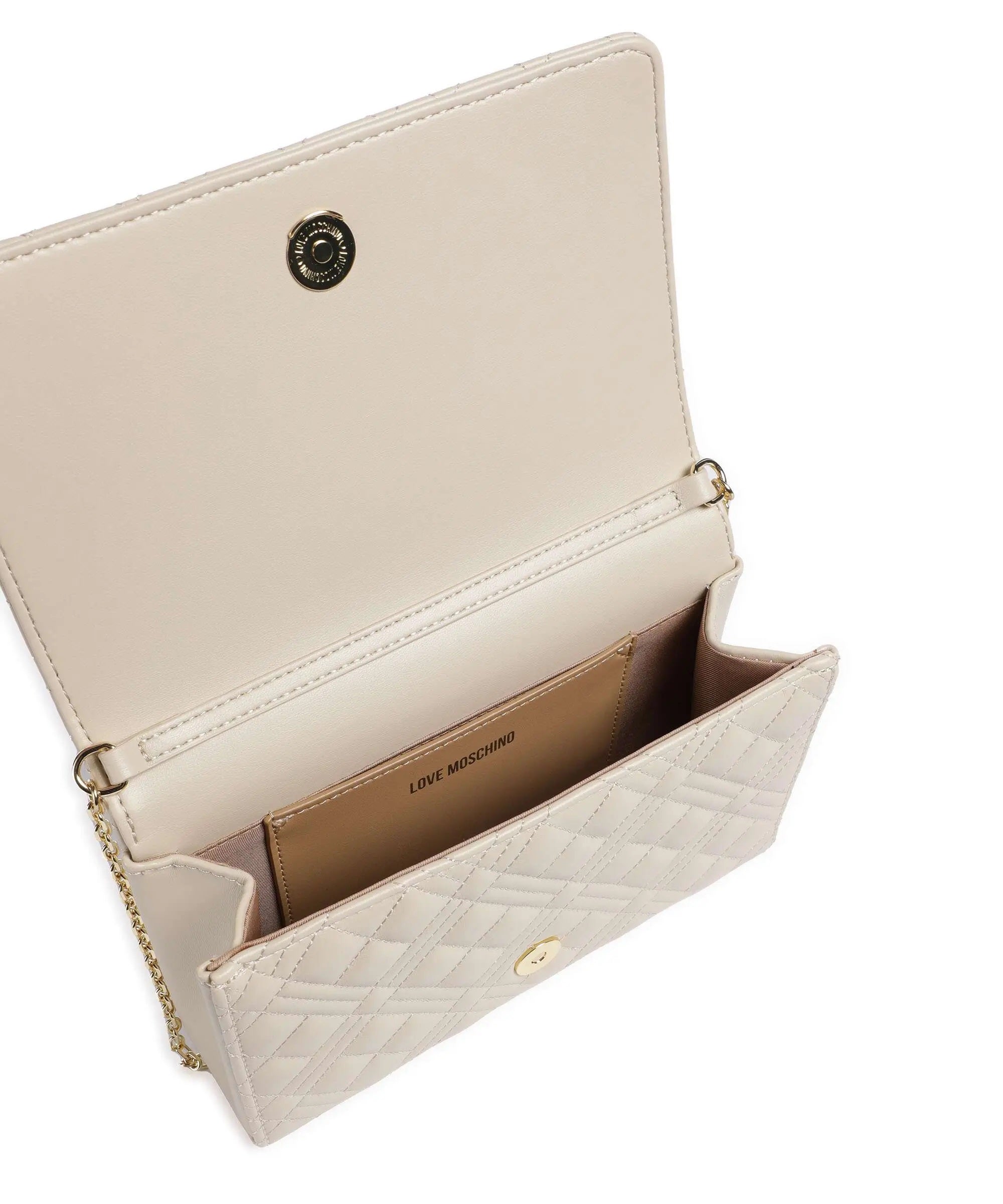 Clutch Shiny Quilted Love Moschino - MYLILLY