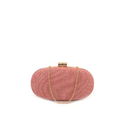 Clutch Straw With Multicolor Chain Kontessa - MYLILLY