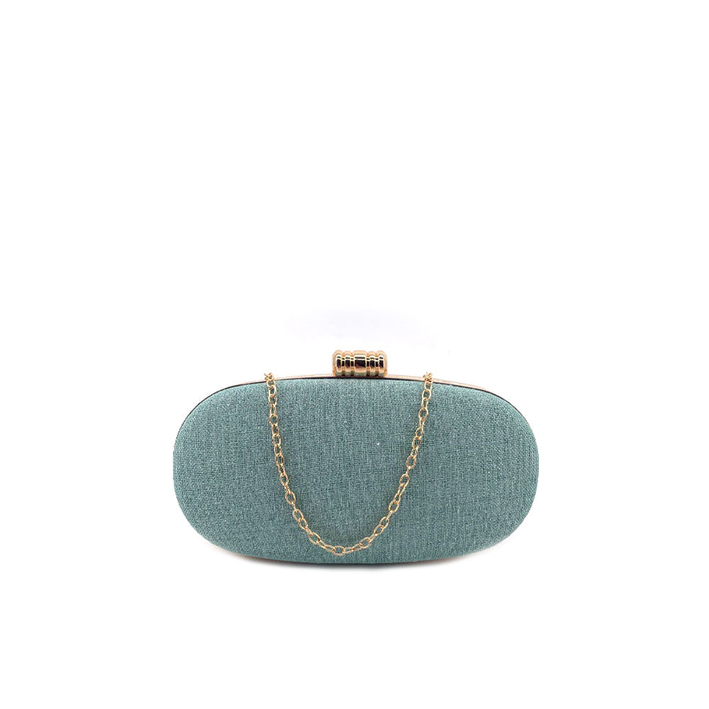 Clutch Straw With Multicolor Chain Kontessa - MYLILLY