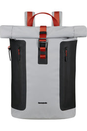 Unisex Coatify Biz Rolltop Backpack with 15.6-inch laptop compartment by Samsonite, featuring a sleek rolltop design and multiple pockets.