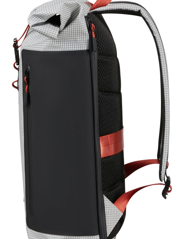 Unisex Samsonite Coatify Biz Rolltop Backpack with 15.6-inch laptop compartment and sleek design for daily use