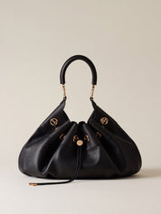 Large Borbonese Collier Hobo Bag for women, stylish shoulder bag with spacious design and elegant details.