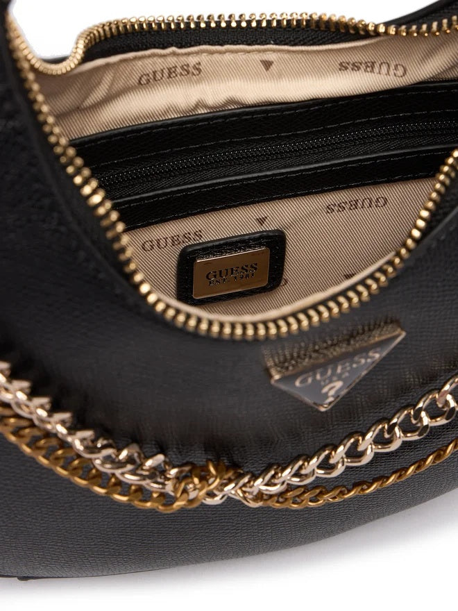 Guess Davina shoulder bag for women, mini crossbody bag with stylish design and top handle, perfect for casual and chic looks.