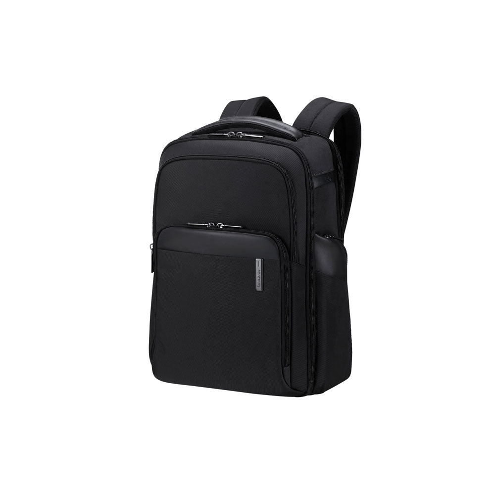 Samsonite Evosight backpack for 14.1-inch laptops, unisex design with multiple compartments and padded straps for comfort.