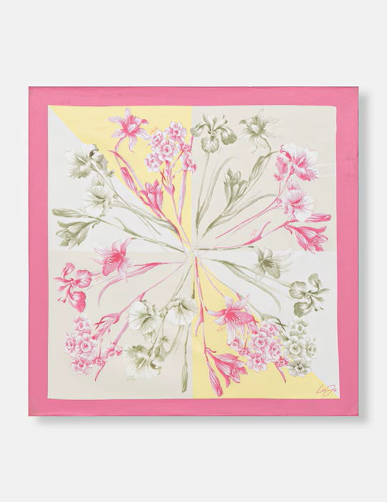 Liu Jo women's foulard scarf with elegant printed design, lightweight silk fabric, and stylish accessory for versatile outfits.
