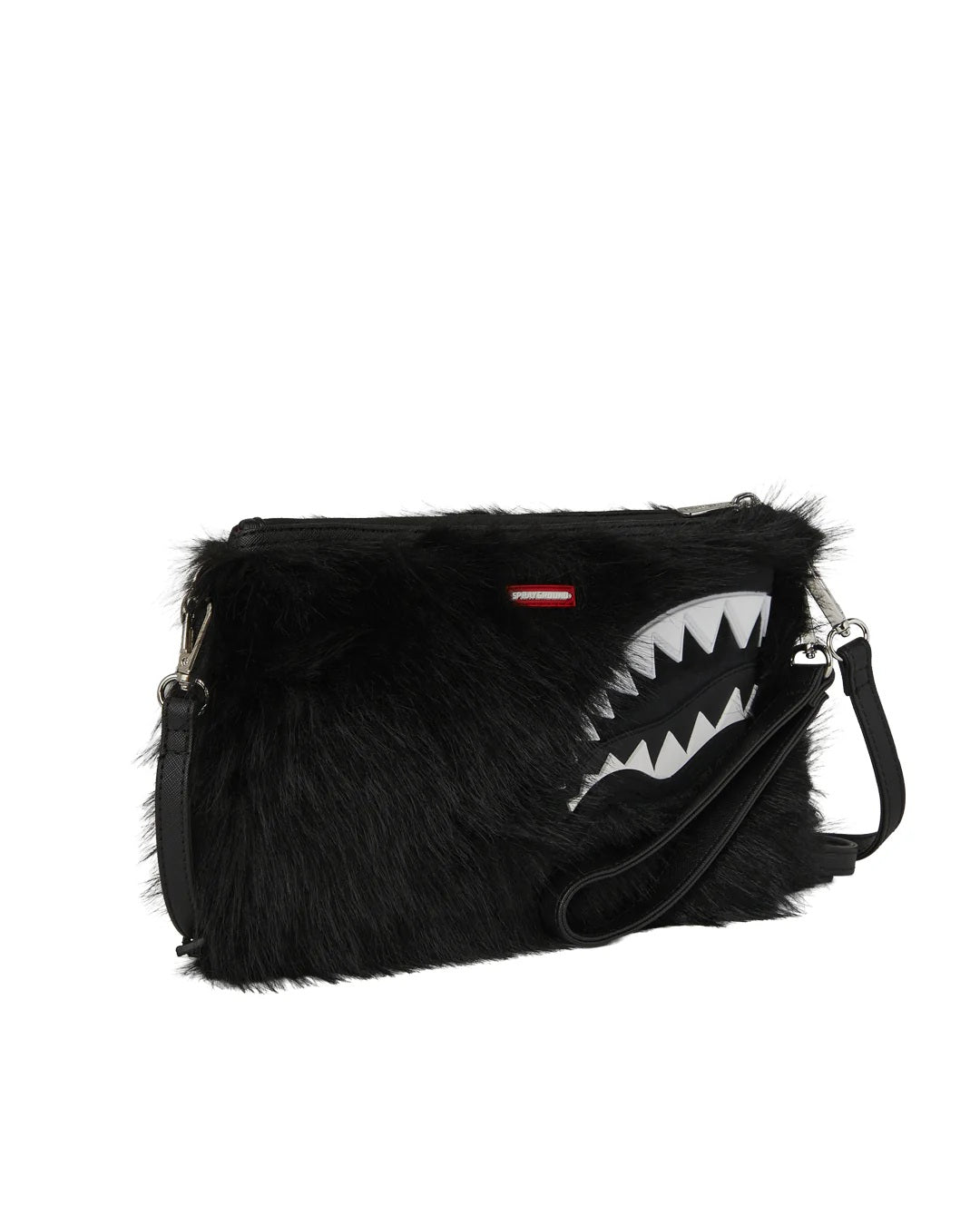 Fur Cray Black Crossover Clutch Sprayground - MYLILLY