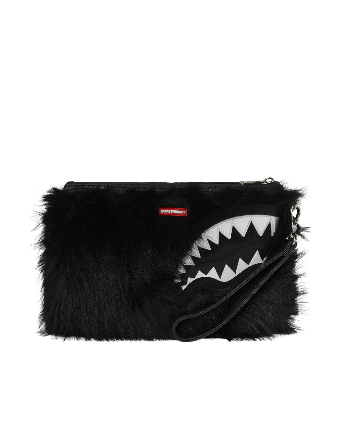 Fur Cray Black Crossover Clutch Sprayground - MYLILLY