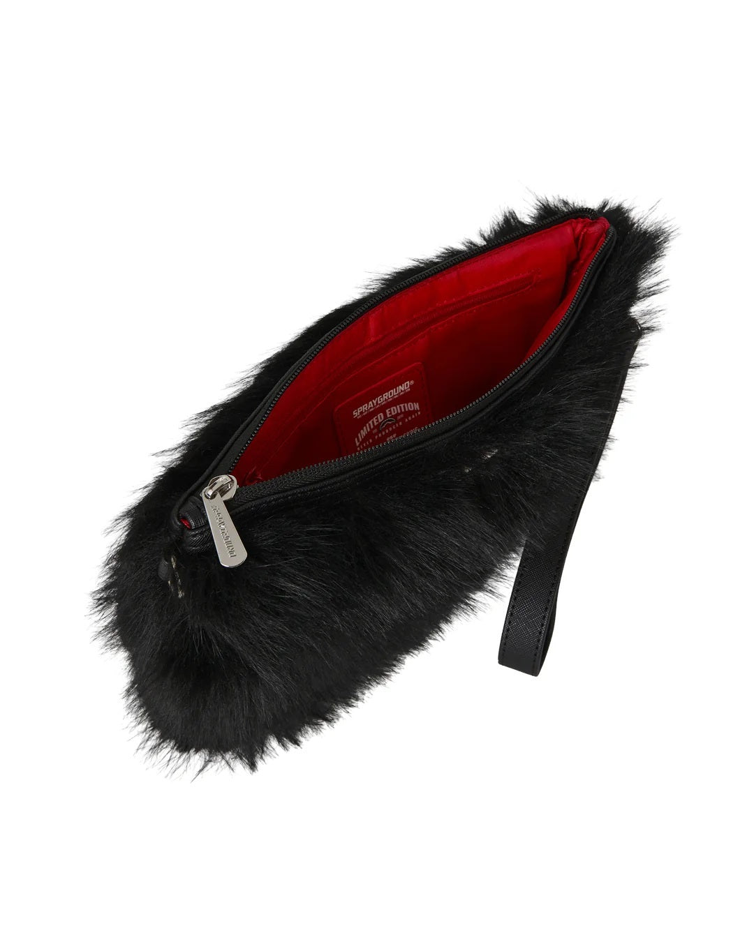 Fur Cray Black Crossover Clutch Sprayground - MYLILLY