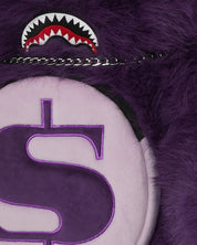 Fur Cray Purp Moneybear Backpack Sprayground - MYLILLY
