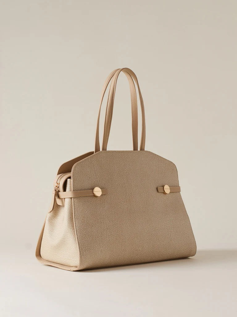 Gemini Shopping Bag Medium Borbonese - MYLILLY