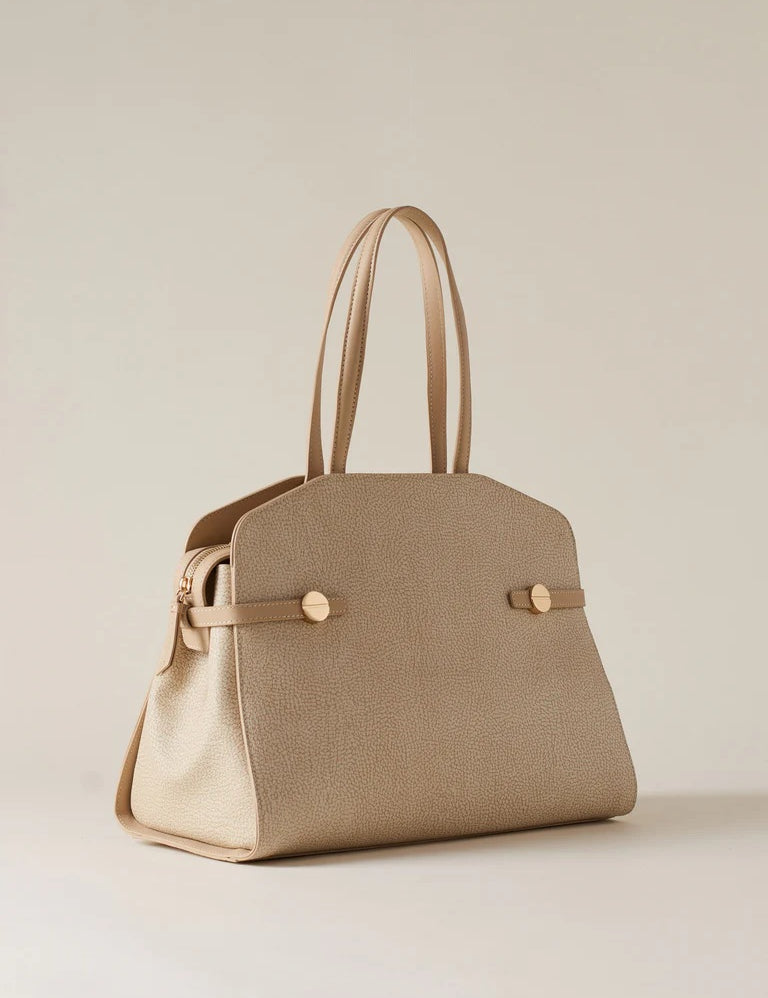 Gemini Shopping Bag Medium Borbonese - MYLILLY