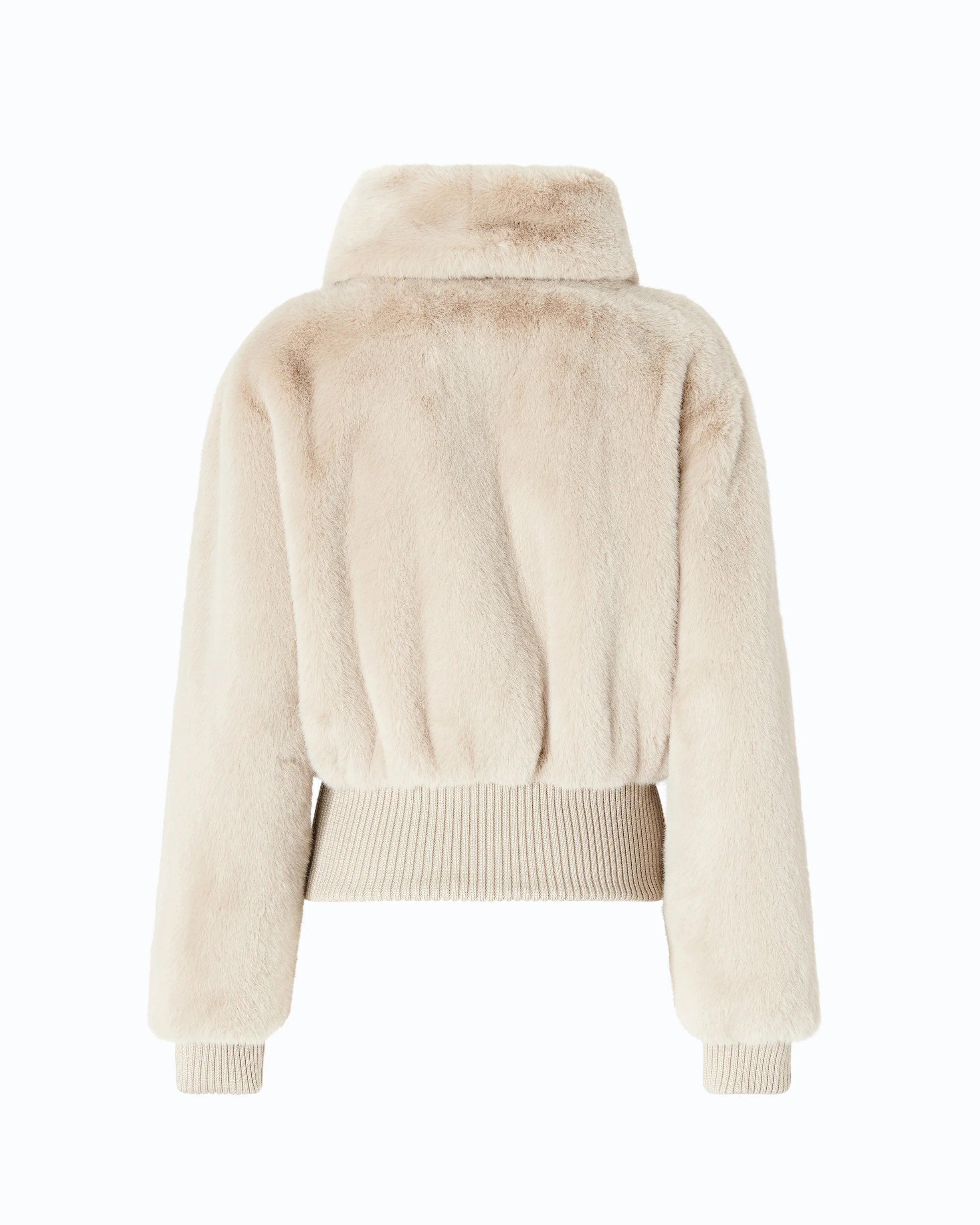 Pinko Bagels faux fur bomber jacket