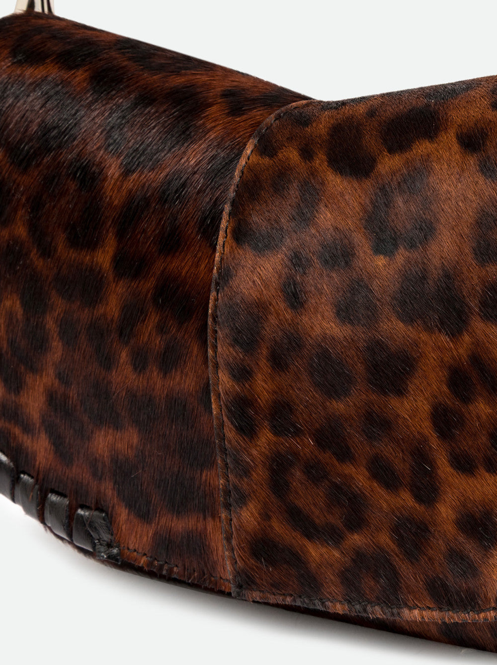Borsa a spalla Helena Round in pelle effetto cavallino Gianni Chiarini