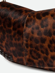 Borsa a spalla Helena Round in pelle effetto cavallino Gianni Chiarini