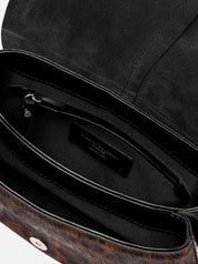 Borsa a spalla Helena Round in pelle effetto cavallino Gianni Chiarini