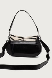 Borsa a spalla Helena Round in pelle effetto cavallino Gianni Chiarini
