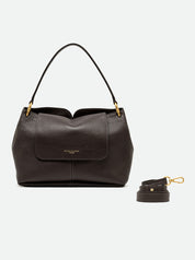 Sandra leather shoulder bag by Gianni Chiarini