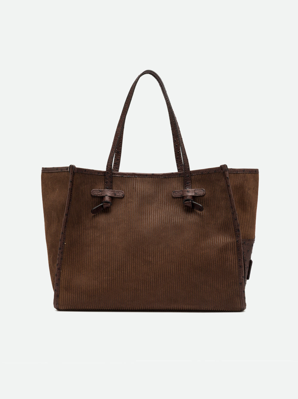 Borsa Shopping Marcella in suede mille righe Gianni Chiarini