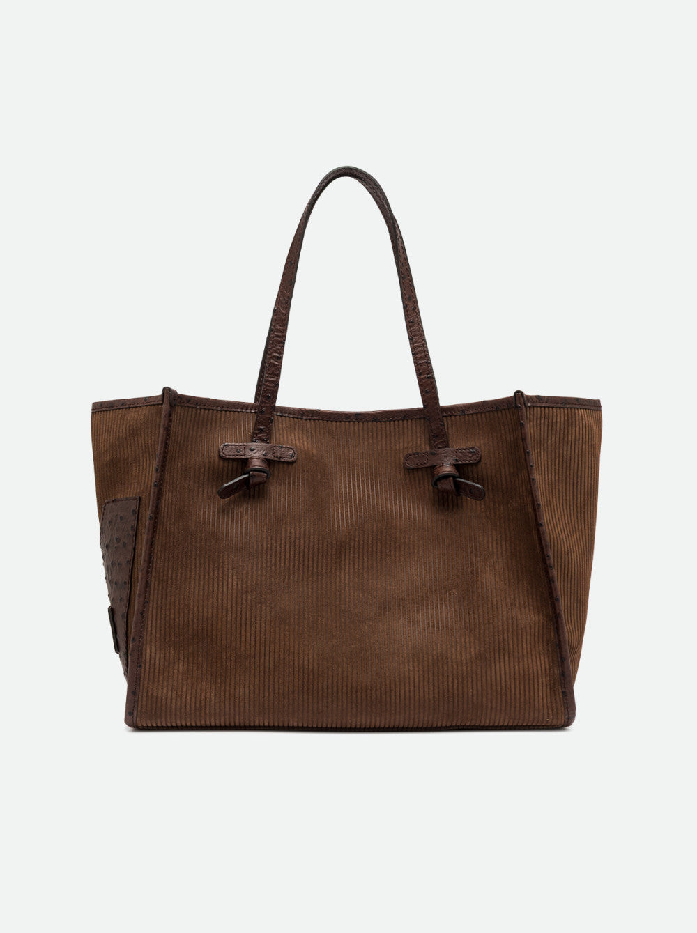 Borsa Shopping Marcella in suede mille righe Gianni Chiarini