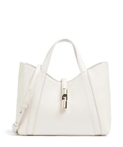 Furla Goccia S Tote Furla handbag with leather handles and structured design, perfect for stylish women's accessories.