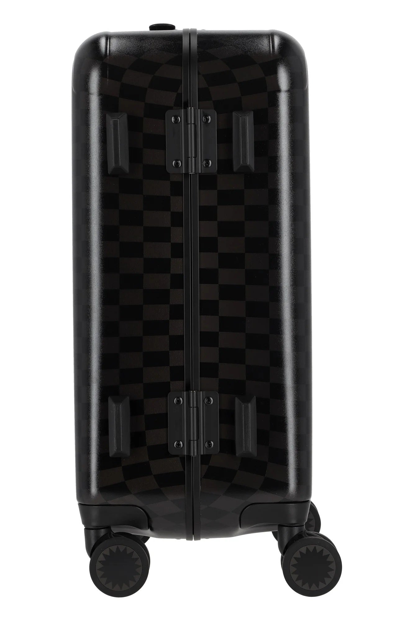 Half Spritz Black/Grey Check Carry-on Luggage Sprayground - MYLILLY
