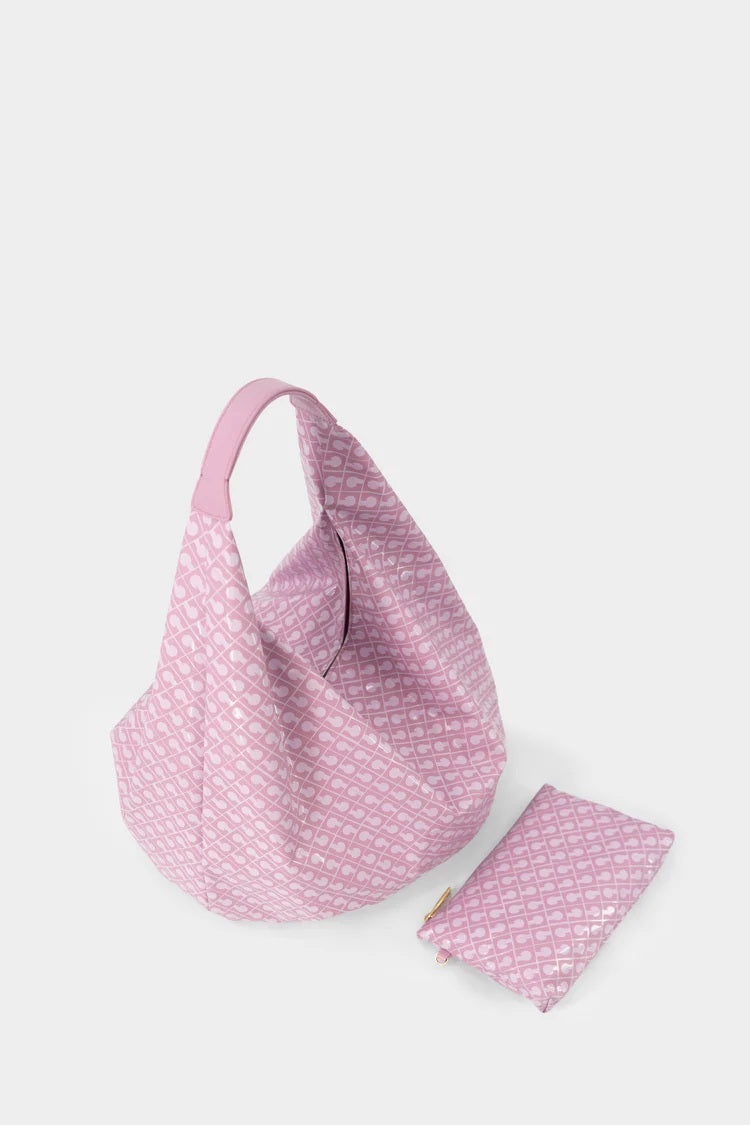 Gherardini Hobo bag for women with shoulder strap, made of smooth leather in a stylish, versatile design.