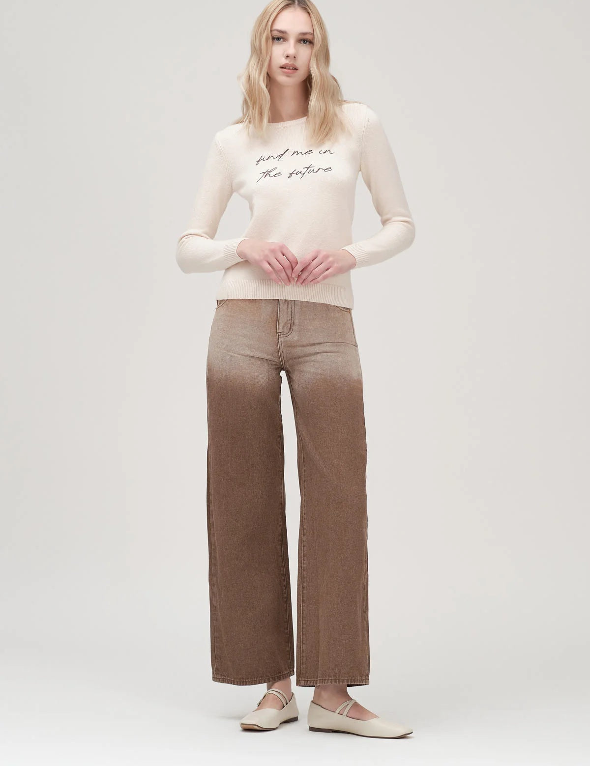 Jeans Alma White Wise - MYLILLY