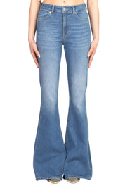 Vicolo Donna jeans featuring classic blue denim fabric with a slim fit and five-pocket design.